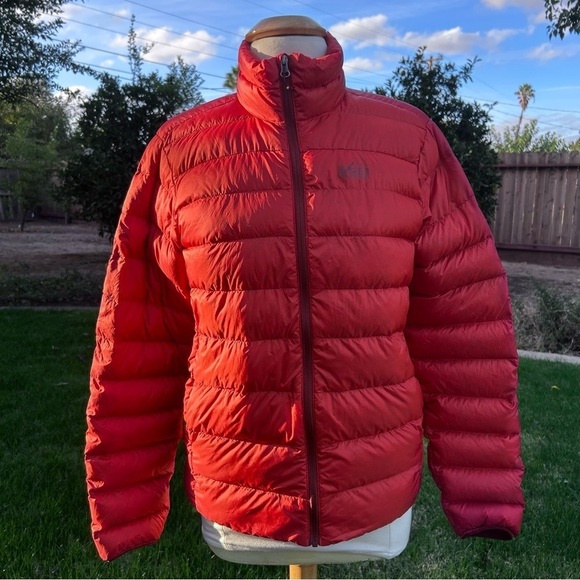 REI CO-OP 650 Down Jacket | Burnt Orange | Size Small - Picture 1 of 12
